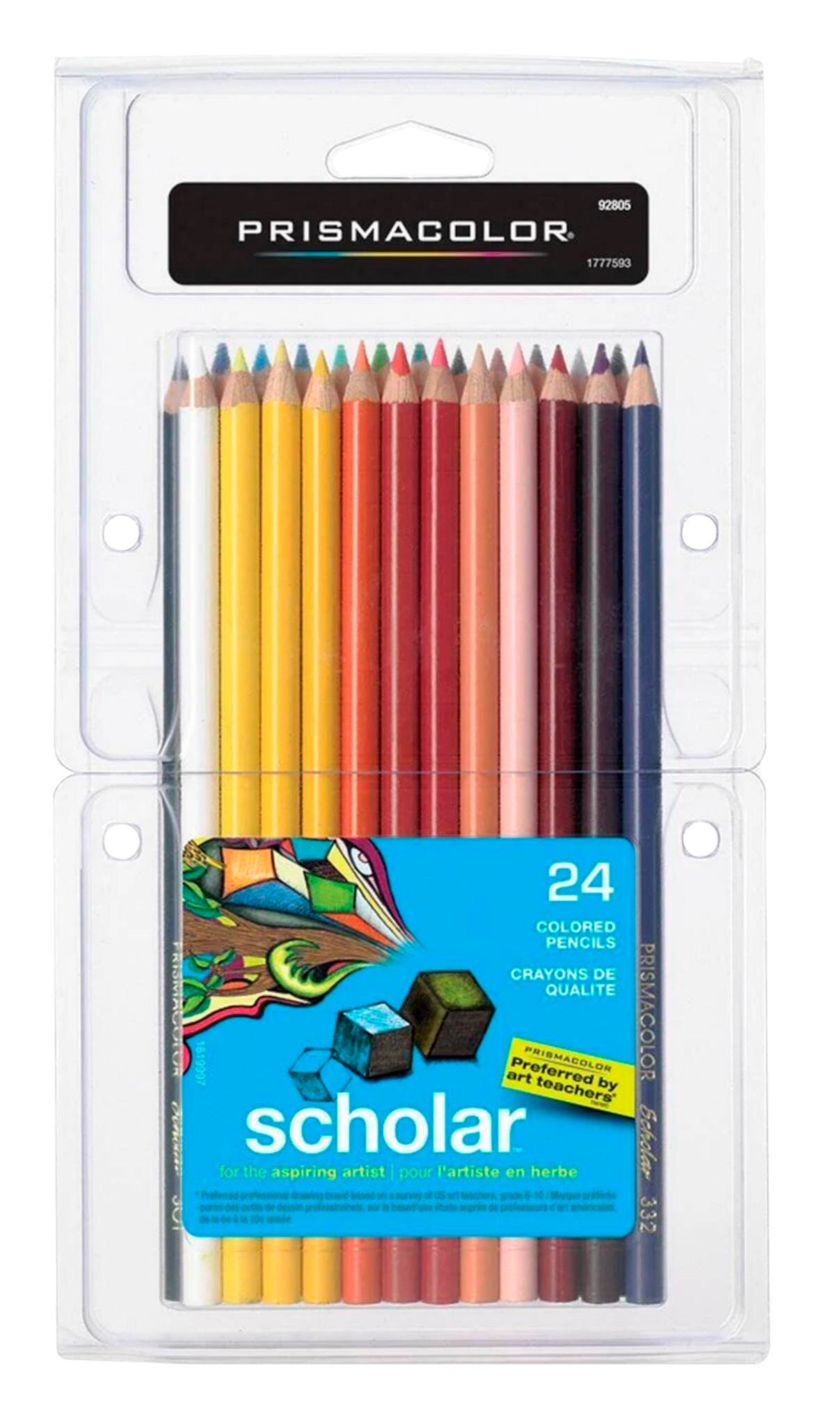 Image for Prismacolor Scholar Colored Pencils, Assorted Colors, Set of 24 from School Specialty