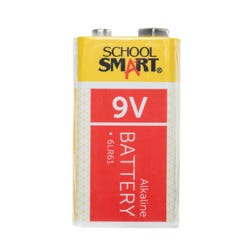 Image for School Smart 9V Alkaline Battery from School Specialty