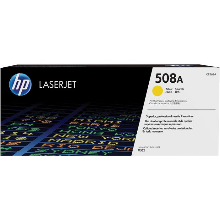 HP 508A Ink Cartridge, CF362A, Yellow