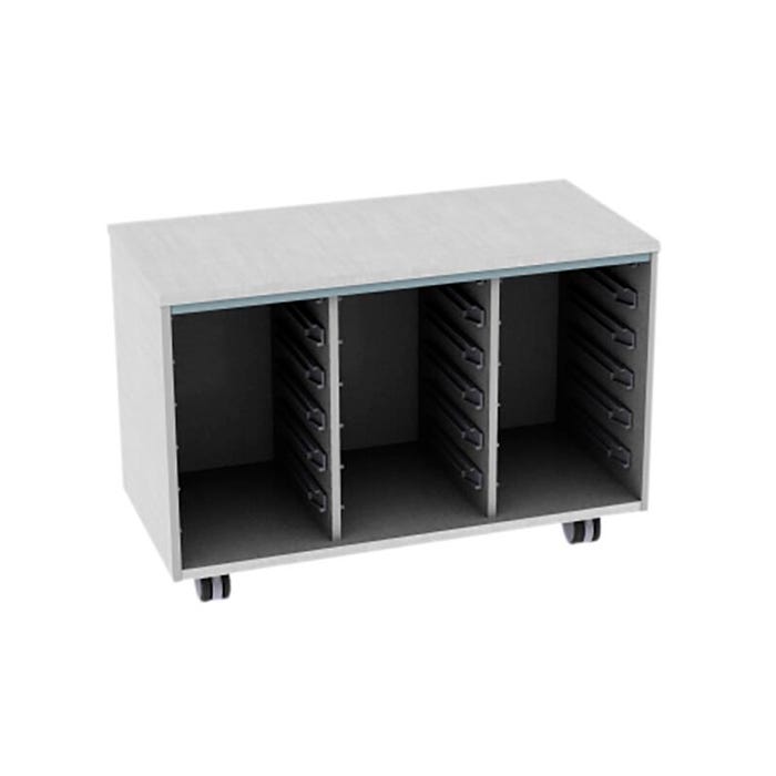 Fleetwood Designer 2.0 Cabinet, 42 x 20 x 29 Inches, 18 Trays Included, No Door, Laminate Back