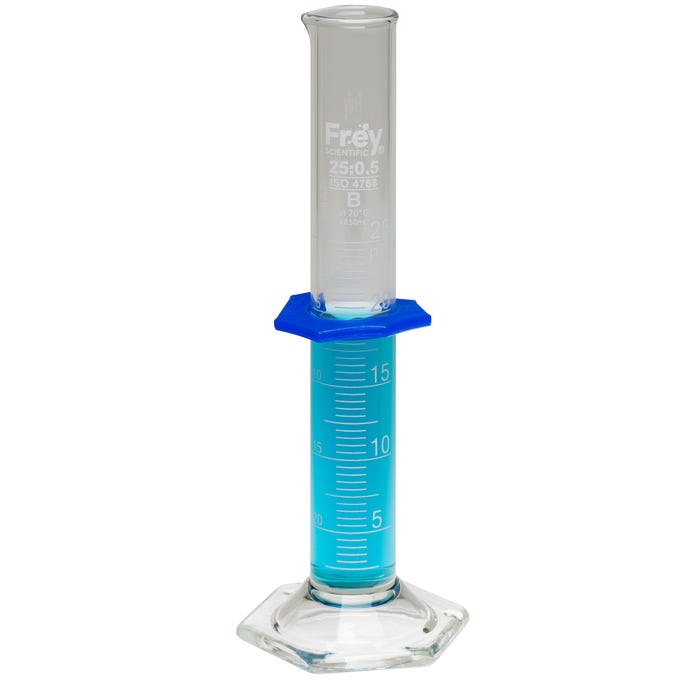 Frey Scientific Borosilicate Glass Cylinder, Class B, 25 mL