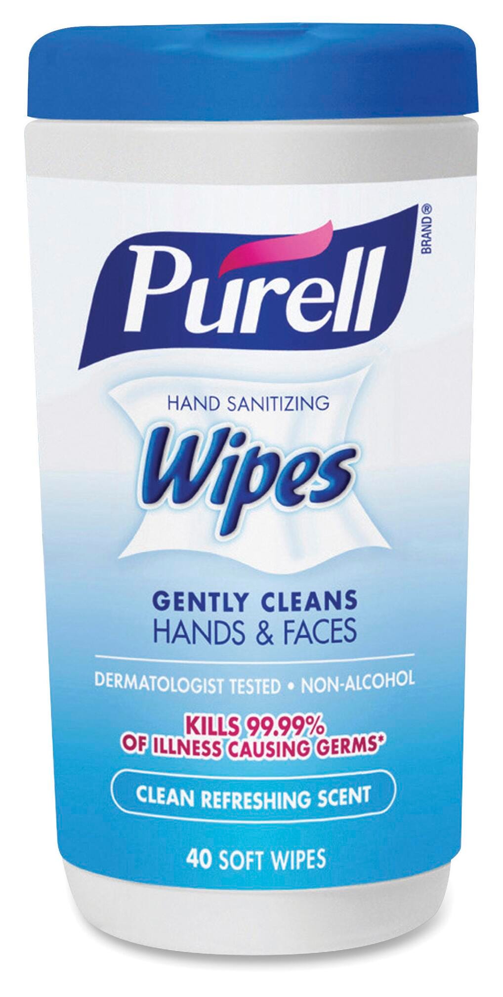 Image for Purell Hand Sanitizing Wipes, Clean Scent, 40 Sheet Container, Pack of 6 from School Specialty
