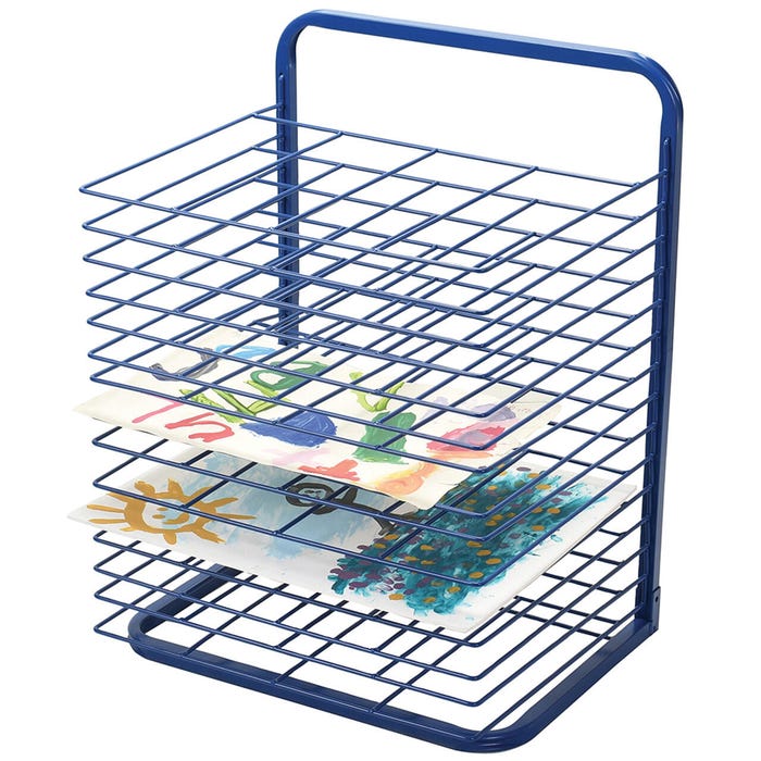 Marvel Education Economy Drying Rack, 20-3/4 x 17 x 25 Inches, Blue