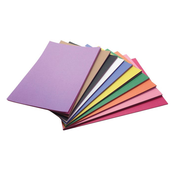 Childcraft Construction Paper, 9 x 12 Inches, Assorted Colors, 500 Sheets