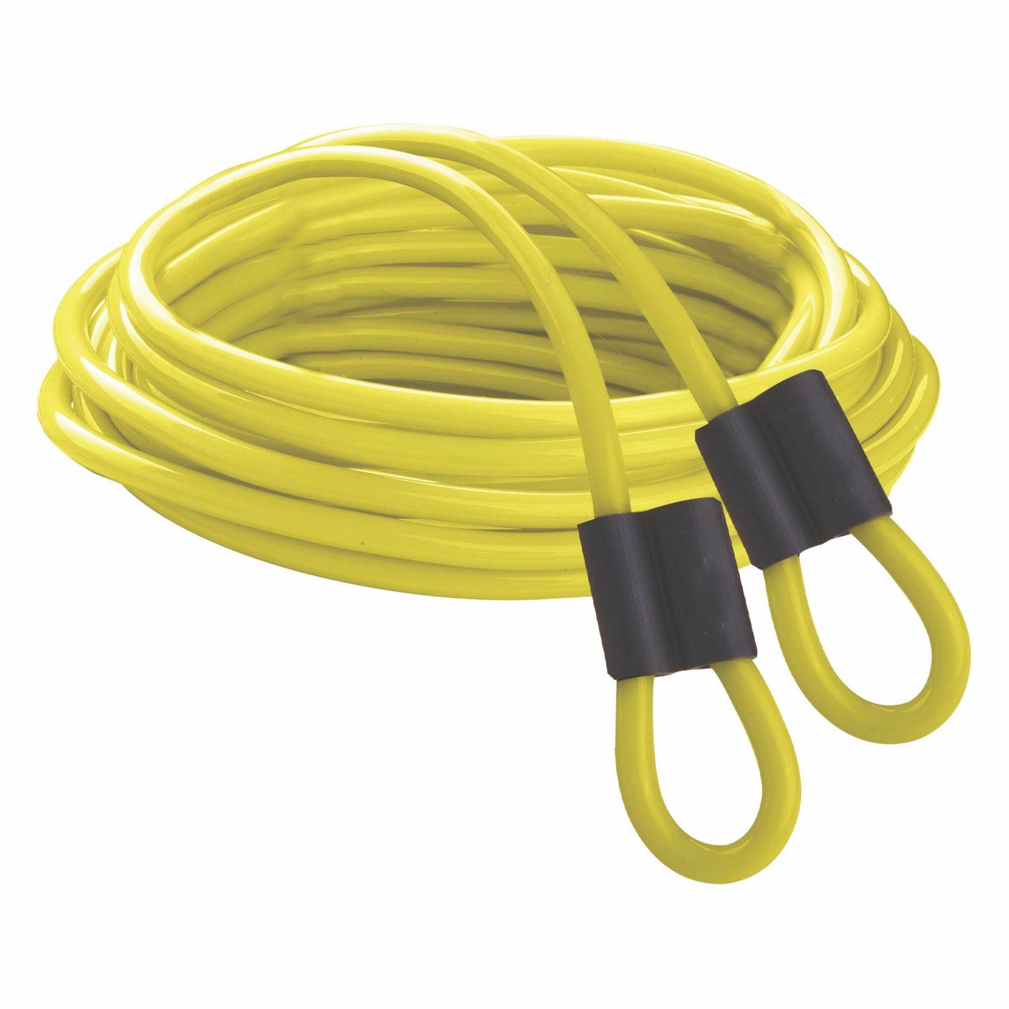 Champion Sports Double Dutch Speed Rope, 12 Feet, Yellow, Pair 1558344