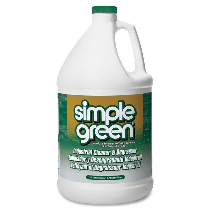 Simple Green Industrial Cleaner & Degreaser, Deodorizer, 1 Gallon Refill, Carton of 6