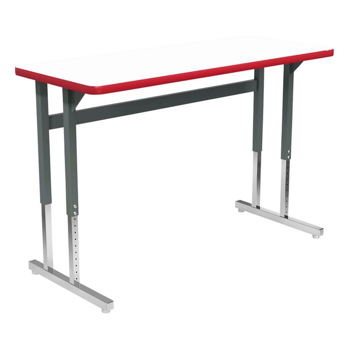 Classroom Select Advocate Pedestal Leg Two Student Desk