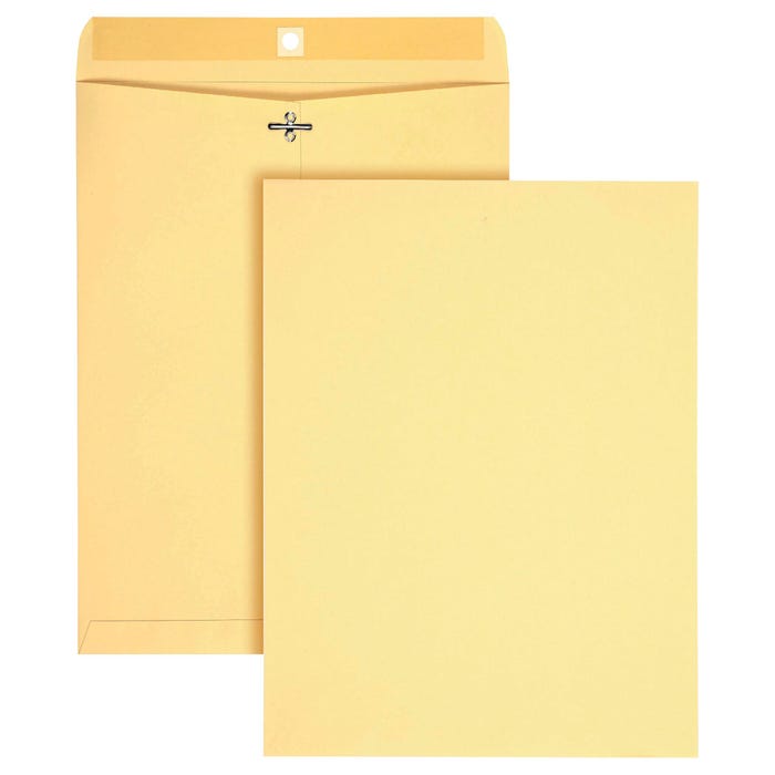 TOPS Heavy Duty Clasp Envelopes, 10 x 13 Inches, Manila, Box of 100