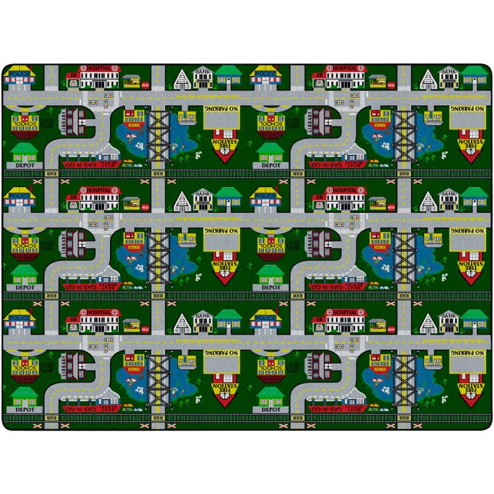 Flagship Carpets Places-To-Go Carpet, Rectangle