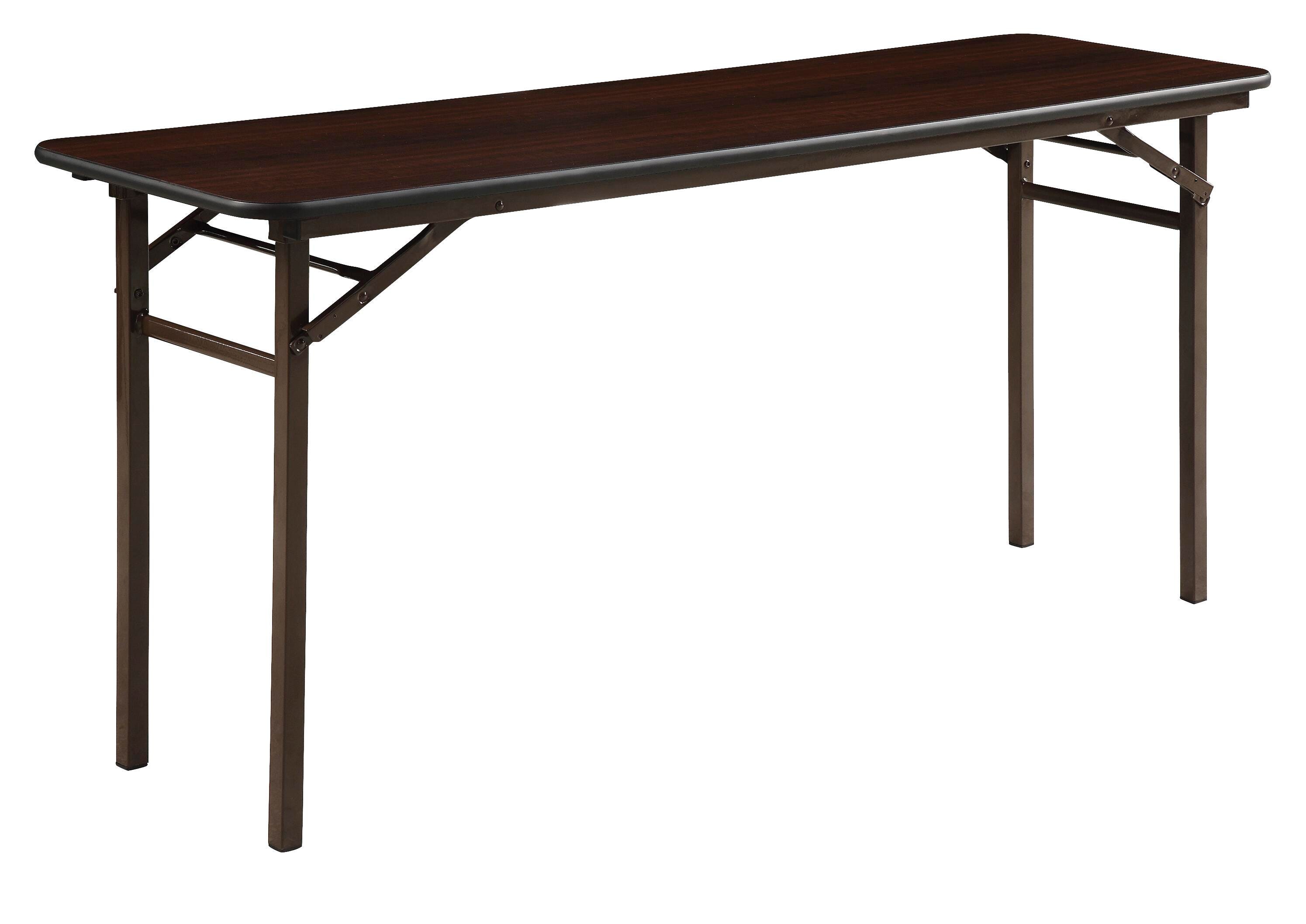 Image for Lorell Folding Banquet Table, 60 x 18 Inches, Mahogany from School Specialty