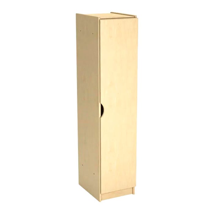 Childcraft Modular Coat Locker, Wooden, 11-1/4 x 14-1/4 x 50 Inches