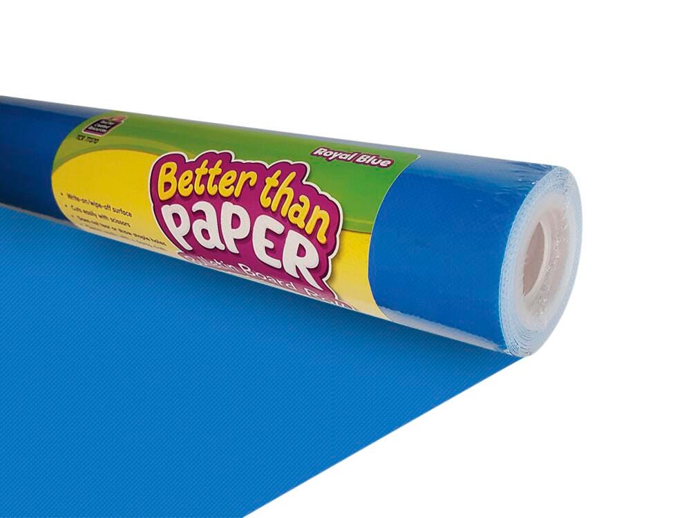 Image for Teacher Created Resources Better Than Paper Bulletin Board Roll, Royal Blue from School Specialty