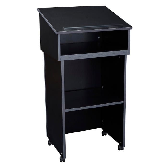 Oklahoma Sound Combination Lectern and AV Cart, 23 x 19 x 46 Inches