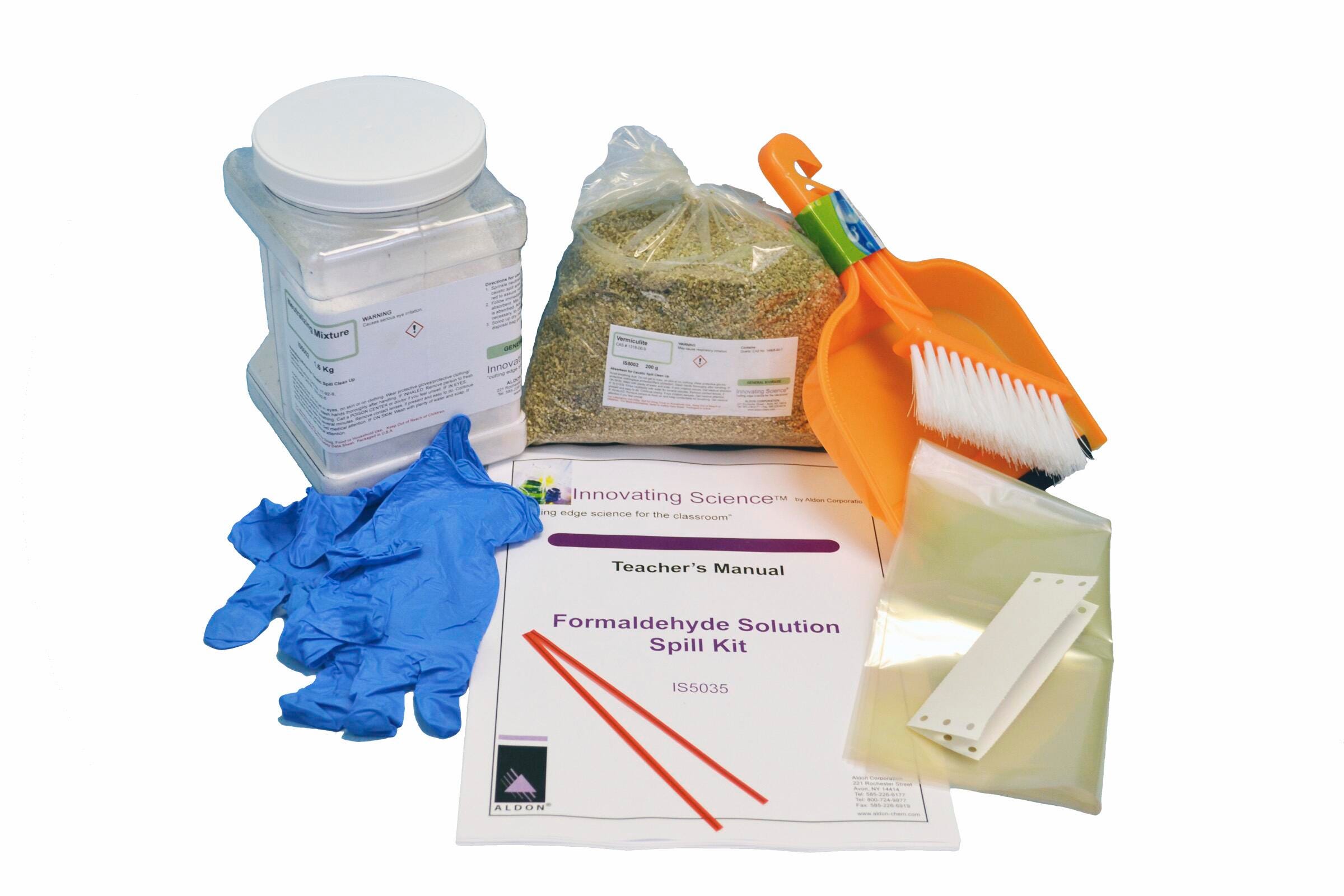 Image for Innovating Science Formaldehyde Solution Spill Clean Up Kit from School Specialty