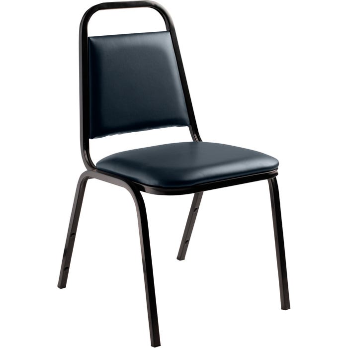 National Public Seating 9100 Series Vinyl Upholstered Banquet Stackable Chair, 18 Inch Seat Height
