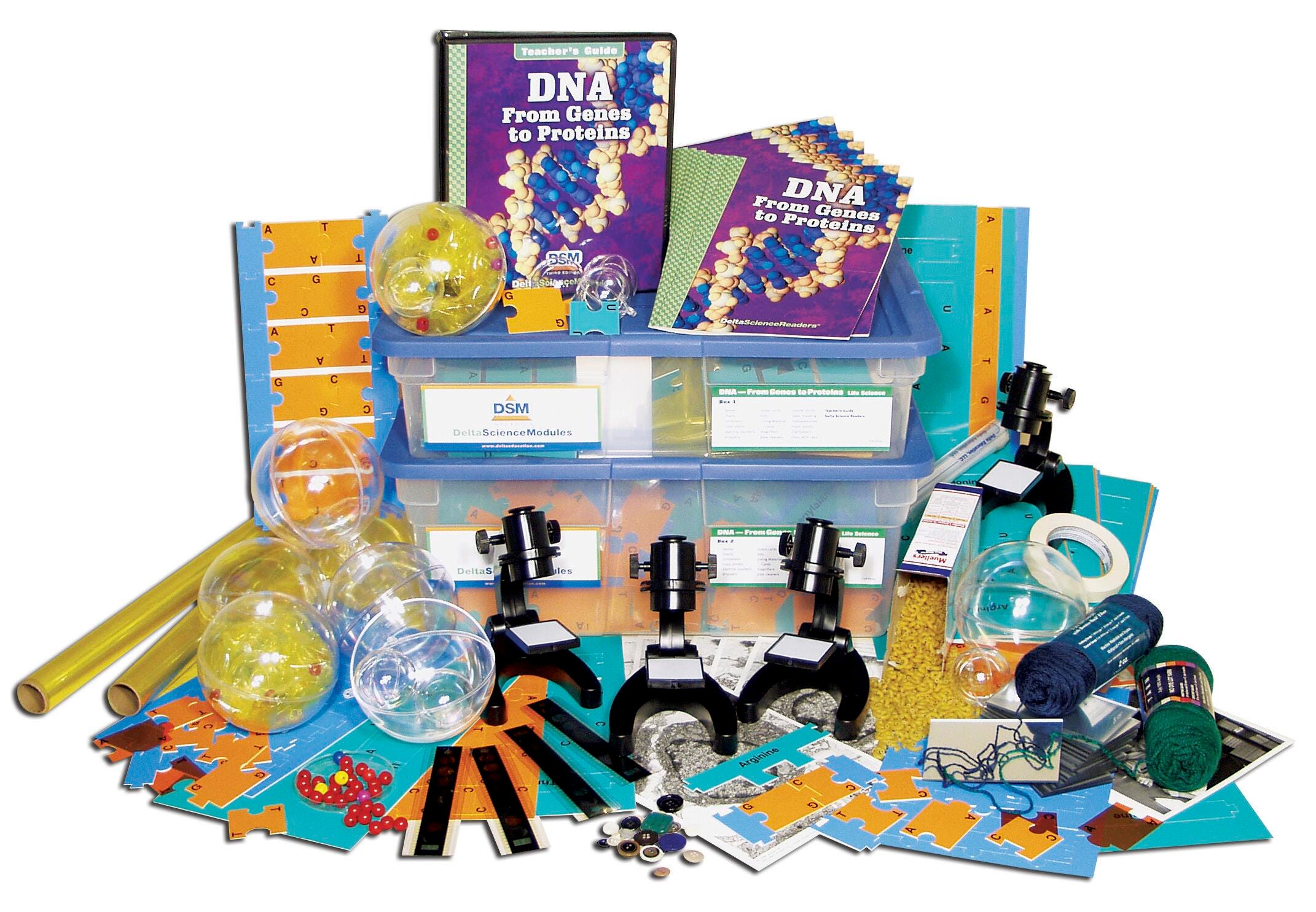 Delta Science Modules DNA: From Genes to Proteins Complete Kit, Edition 3, Grades 6 to 8, Item Number 738-6094