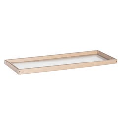 Childcraft Outdoor Oak Poly Small Shelf for Sand and Water Table, 41-1/8 x 15-7/8 x 2 Inches 2161367