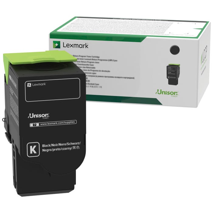 Lexmark Ink Toner Cartridge, 78C1UK0, Black