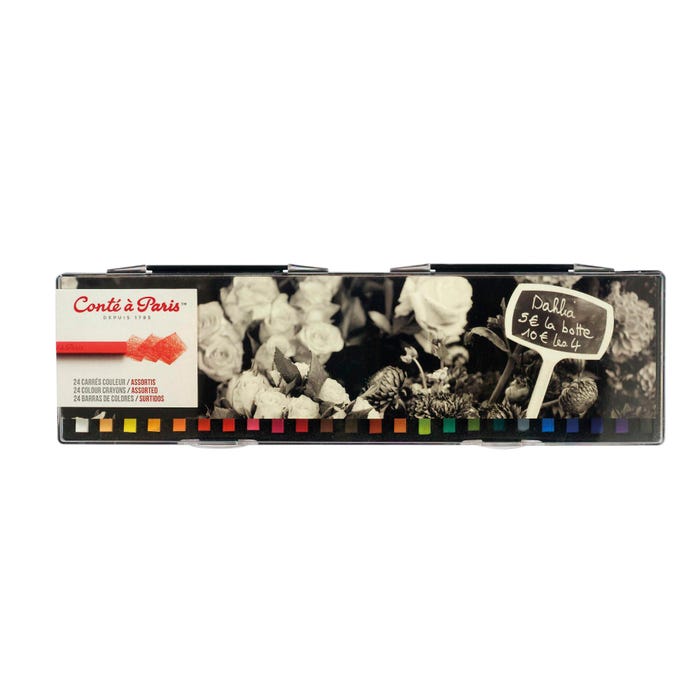 Conte Crayons, Assorted Colors, Pack of 24