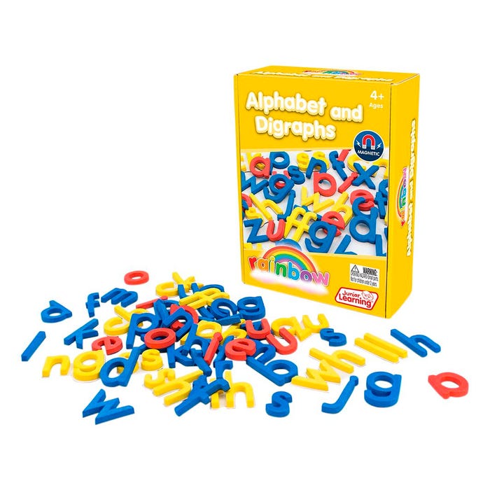Junior Learning Rainbow Alphabet and Digraphs, 57 Pieces