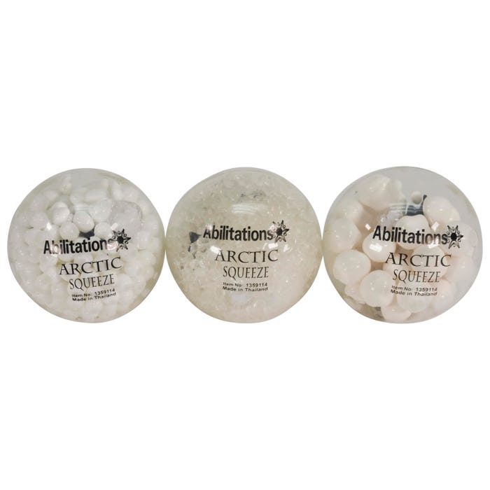Abilitations Arctic Squeeze Fidget Balls, Set of 3