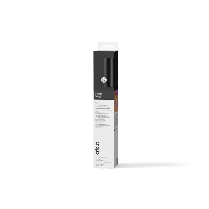 Cricut Permanent Smart Vinyl, 13 Inches x 21 Feet, Black