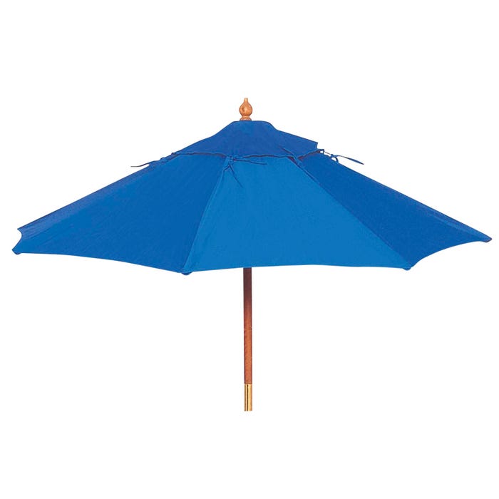 UltraSite Octagon Umbrella with Wood Post and Pin and Pully Lift, Grade A Fabric, 9 Feet