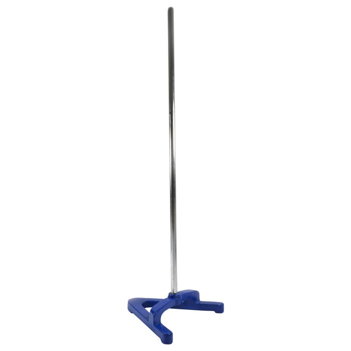 Eisco Labs A-Shaped Retort Base Stand, Rod Included, Medium