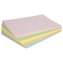 School Smart Colored Lined Paper, 8-1/2 x 11 Inches, 500 Sheets 085454