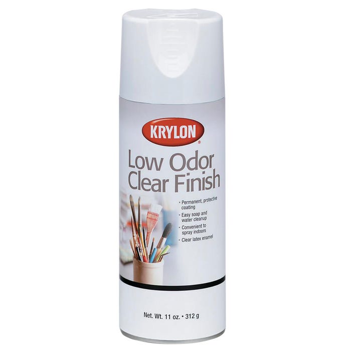 Krylon Moisture Proof Low Odor Enamel Spray, 11 oz Can, Clear Gloss