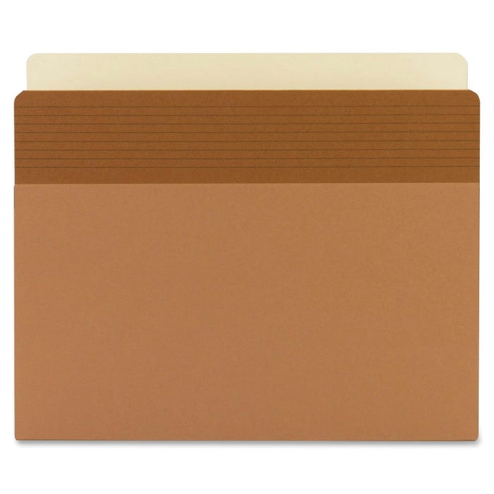 Smead Easy Grip Expanding File Pocket, Letter Size, 3-1/2 Inch Expansion, Redrope, Pack of 25