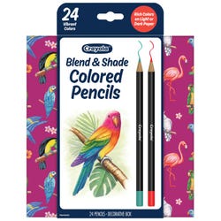 Crayola Signature Blend and Shade Colored Pencils, Assorted Colors, Set of 24 2150329