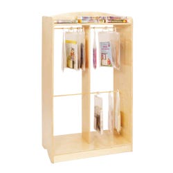 Whitney Brothers Hanging Bag Storage Unit, 29-3/4 x 16-3/4 x 52-3/4 Inches, Item Number 1527886