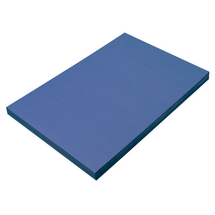 Prang Medium Weight Construction Paper, 12 x 18 Inches, Blue, Pack of 100