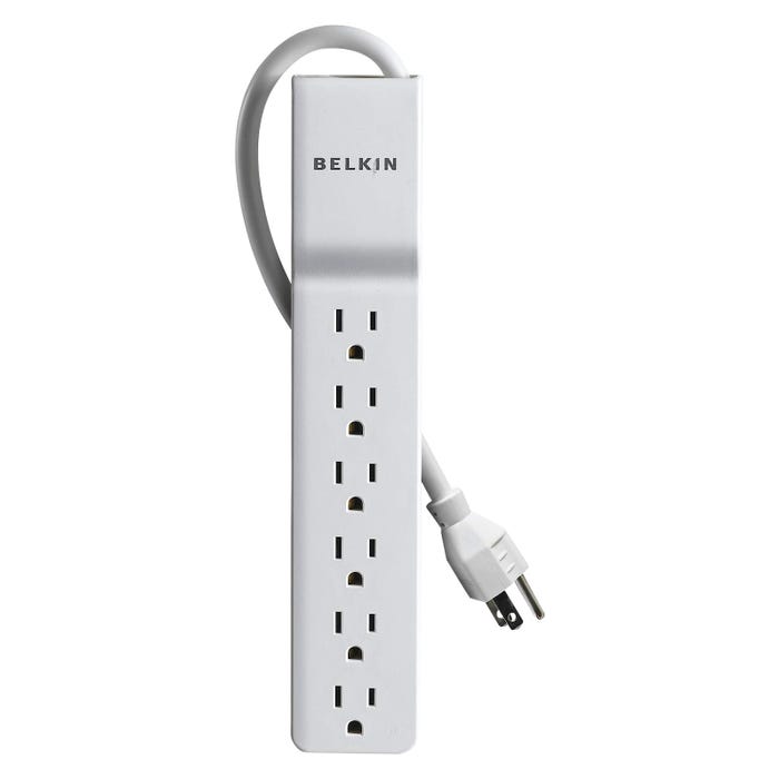 Belkin 6 Outlet Home/Office Surge Protector 4 Foot Cord
