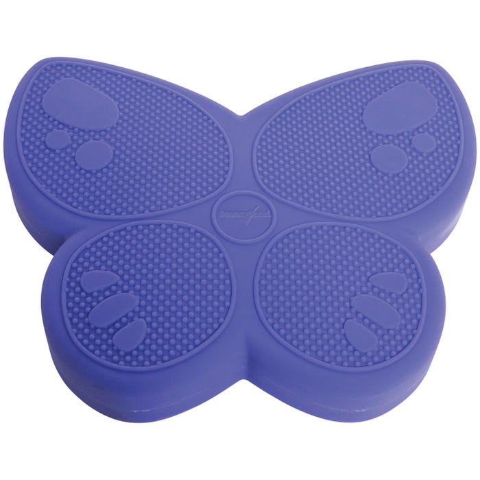 Bouncyband Wiggle Seat Sensory Cushion, 13 Inches, Purple Butterfly