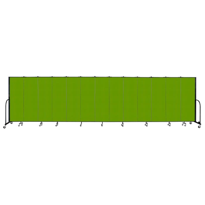 Screenflex Freestanding Standard Room Divider, 13 Panels, 24 Feet 1 Inch x 6 Feet