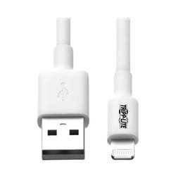 Tripp Lite USB-A to Lightning Sync/Charge Cable (M/M), White 2136113