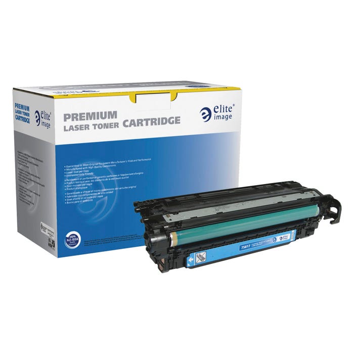 Elite Image Remanufactured Toner Cartridge for HP CE401A, Cyan