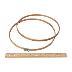 Wood Embroidery Hoop with Round Edges, 10 inch