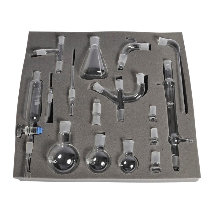 Frey Scientific Deluxe Glassware Kit Set, Set of 16