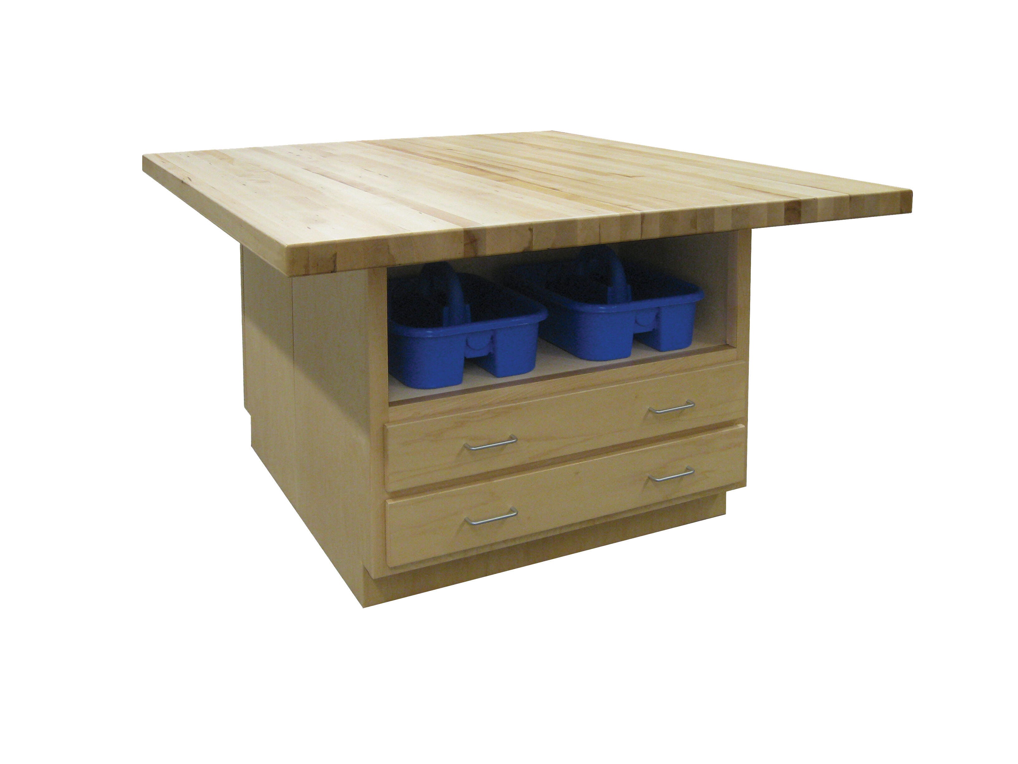 Hann Crafts and Project Workstation, 64 x 54 x 33-1/4 Inches, Hard Maple 2141839