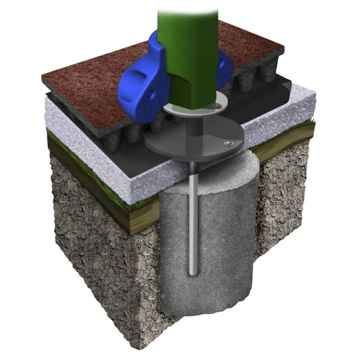 UltraPlay Discovery Center Discovery Hilltop Inground Mounting Kit