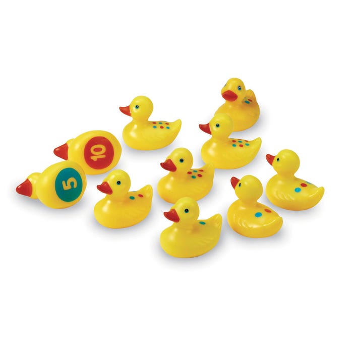 Learning Resources Smart Splash Number Fun Ducks, 10 Pieces