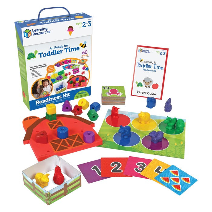 Learning Resources All Ready for Toddler Time Activity Set, 30 Pieces