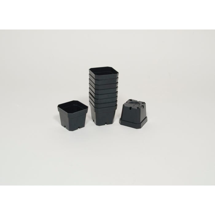 Neo/SCI Durable Square Flower Pot, 3 in, Pack of 10