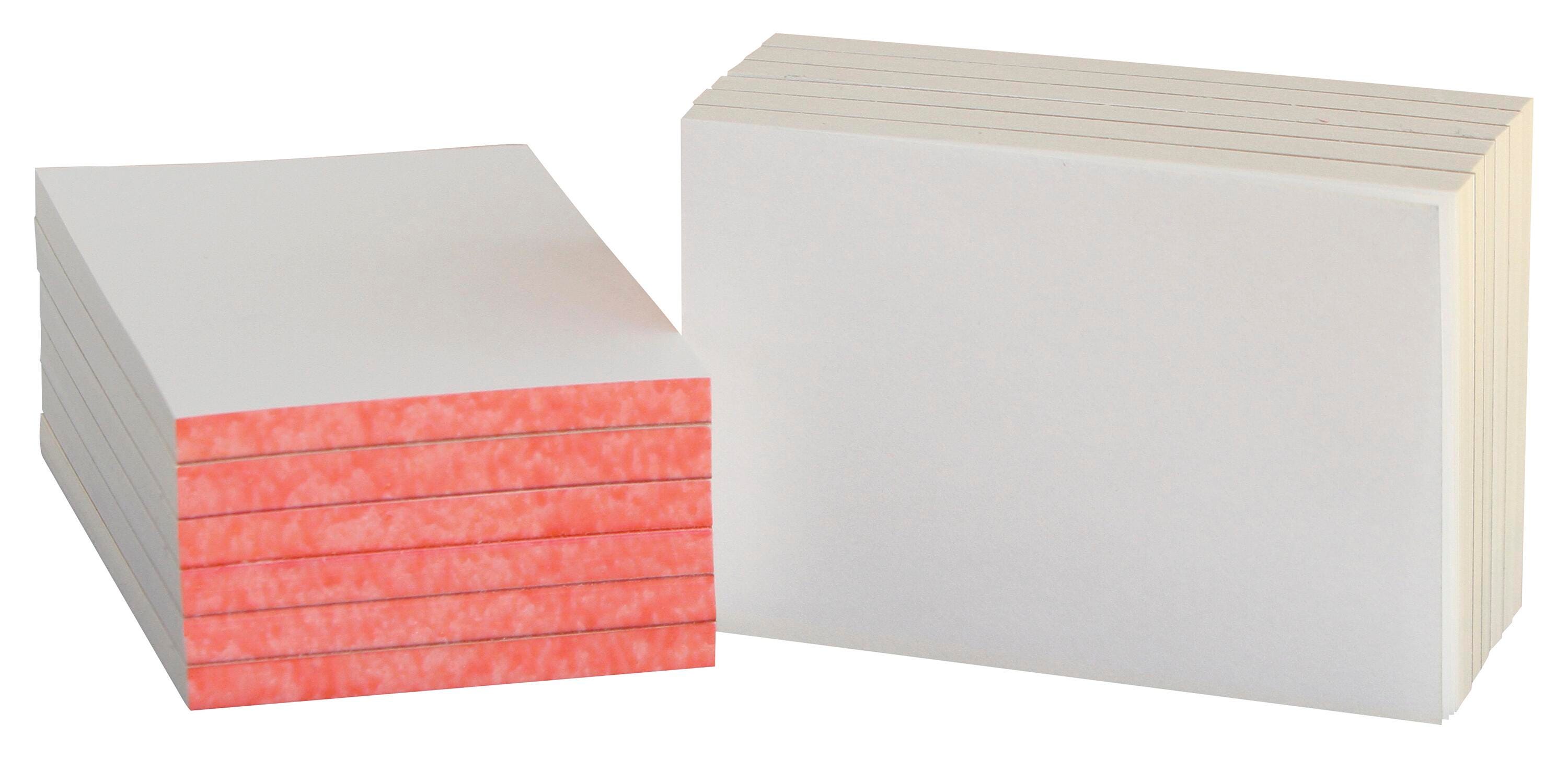 School Smart Scratch Pad, 4 x 6 Inches, 100 Sheets, White, Pack of 12 085258