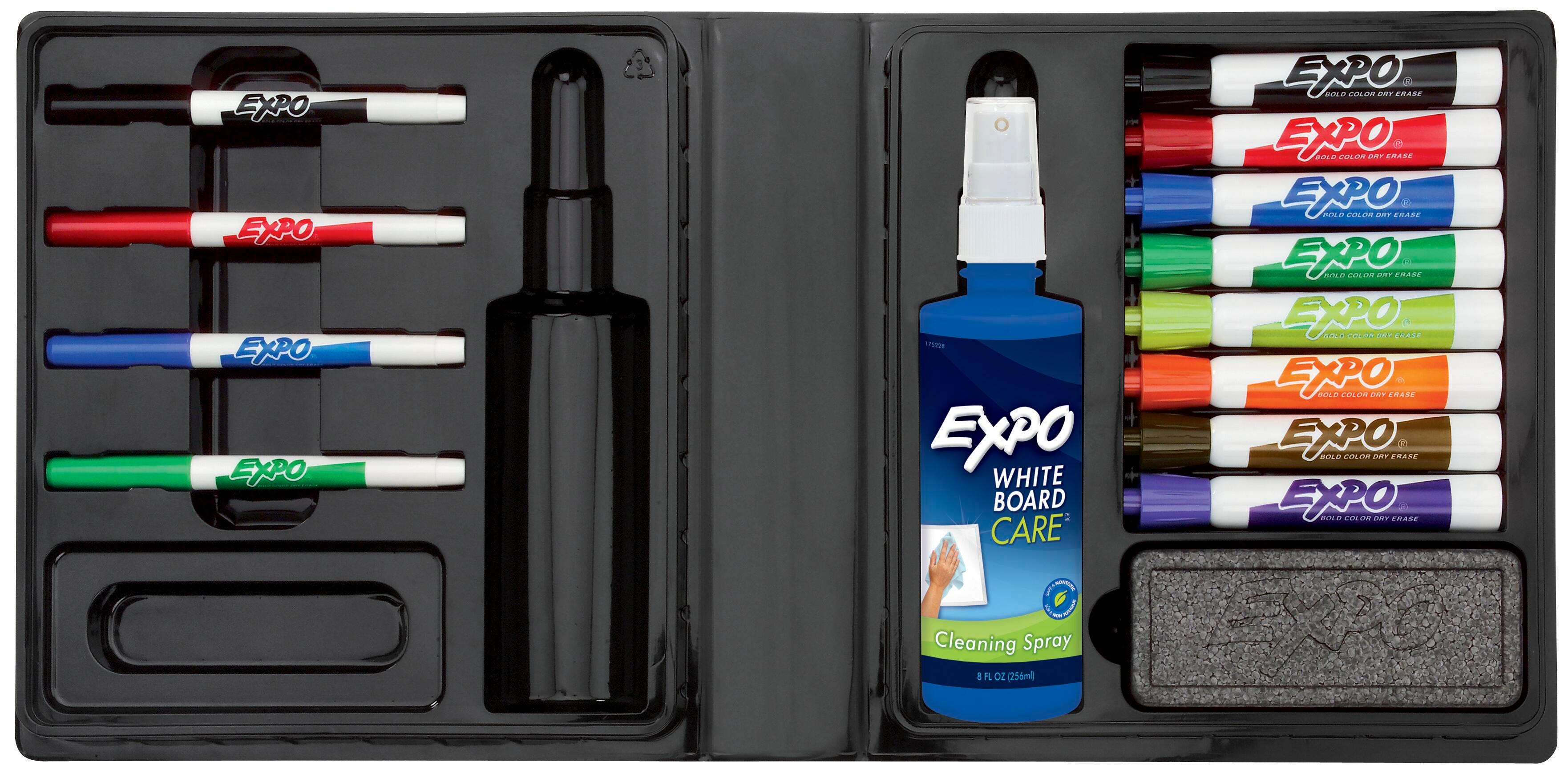 EXPO Low Odor Dry Erase Marker Kit, Assorted Colors, 14 Pieces 038003