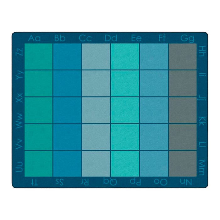 Childcraft Alphabet Squares Carpet, Rectangle
