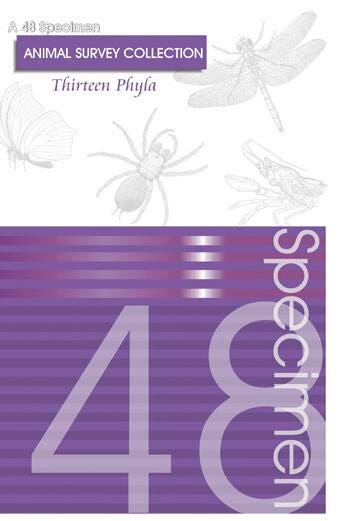 Frey Scientific Preserved Animal Survey Collection - Set of 48 Specimens, Item Number 1321901